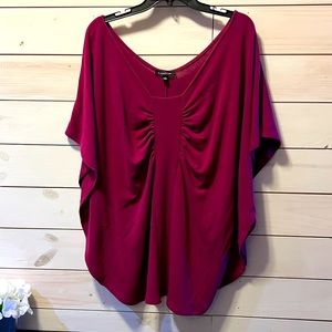 Logix Batwing Sweater Cranberry Size  2X